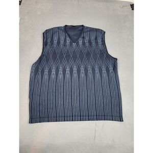 Tiger Woods‎ Collection Sweater Vest Mens Large V Neck Stretch Lightweight Prep